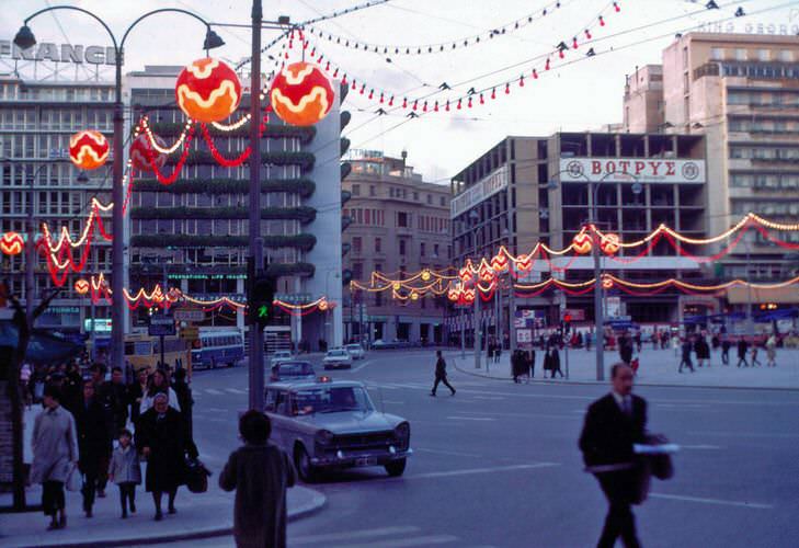 Syntagma Square during Apokreas-Carnival Season.