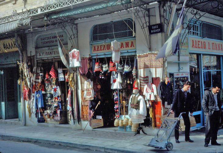 Tourist shop on Aiolou Street in Monastiraki