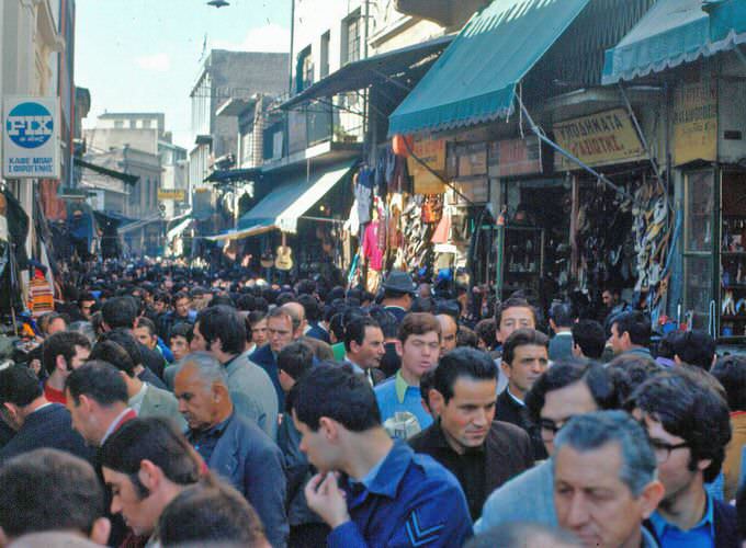 Iphestous Street in Monastiraki on Sunday