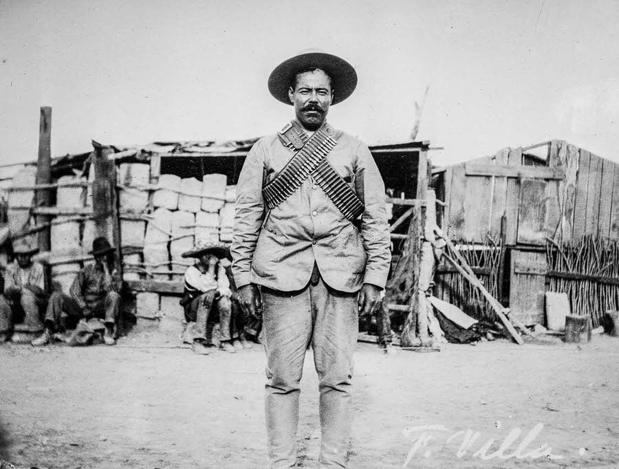 Pancho Villa during the capture of Ciudad Juarez.