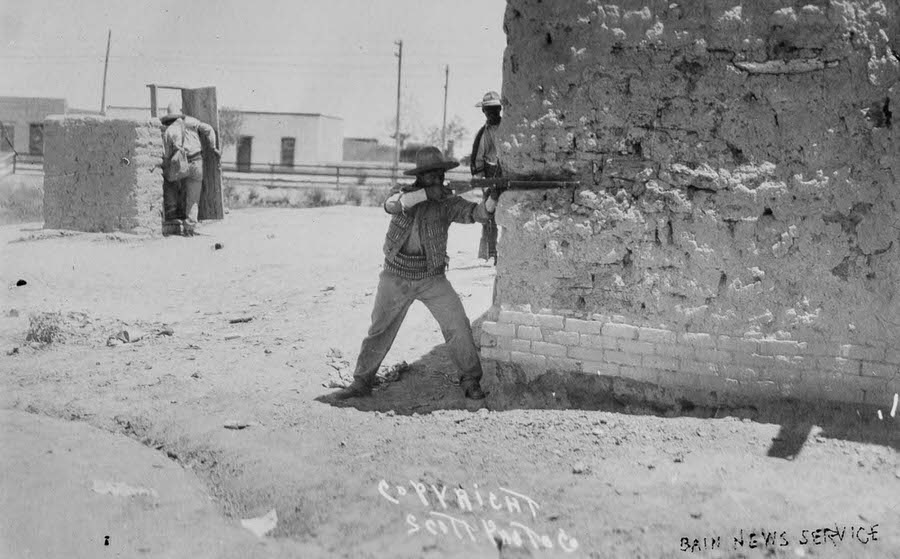 Rebels battle in the streets of Ciudad Juarez.