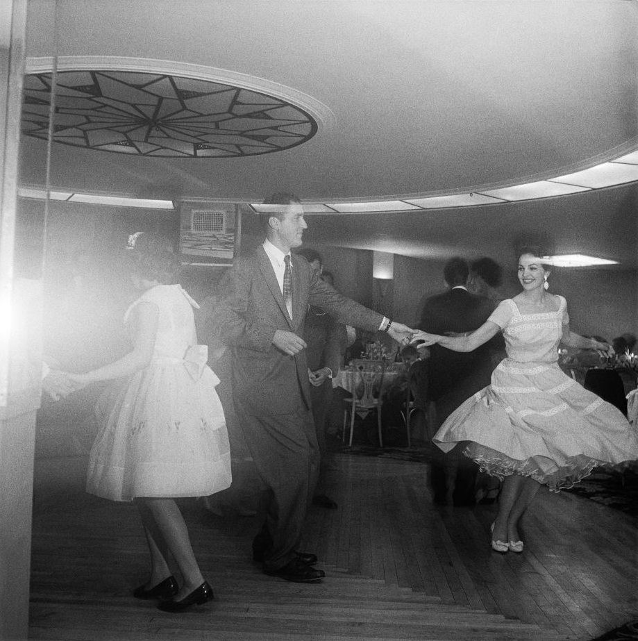 Couples dance at a nightclub in Brooklyn Heights, March 1958.