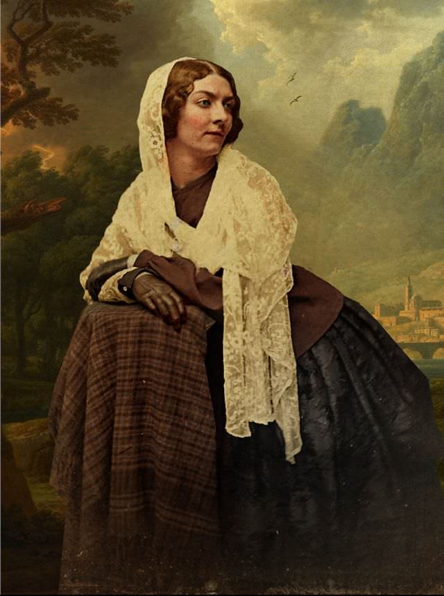 Irish singer Lola Montez, circa 1851