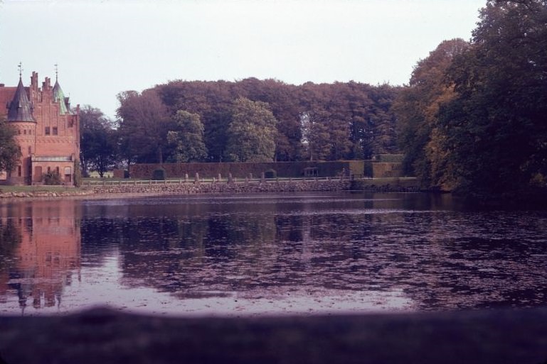 Egeskov Castle and gardens, Funen Island, Denmark