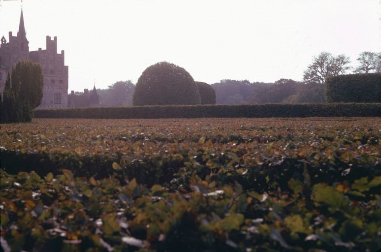 Renaissance garden by Egeskov Castle, Funen Island