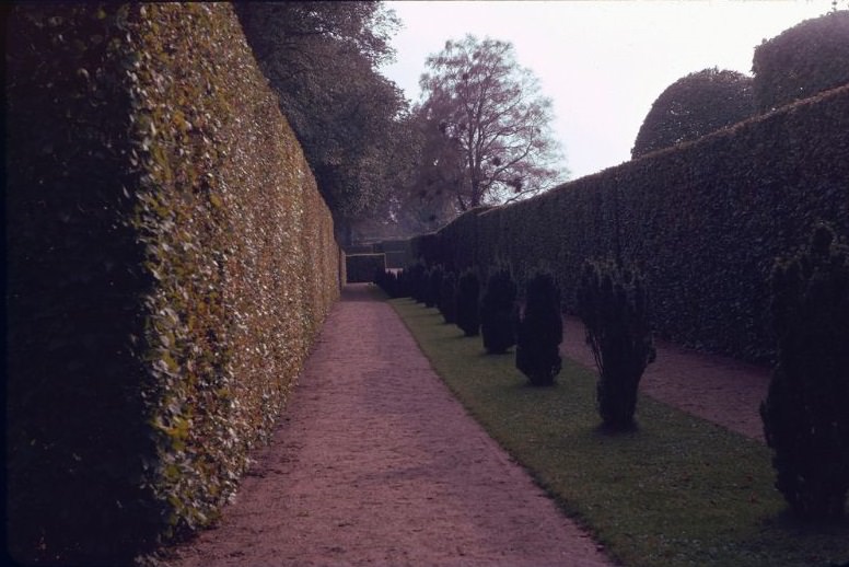 Renaissance garden by Egeskov Castle, Funen Island