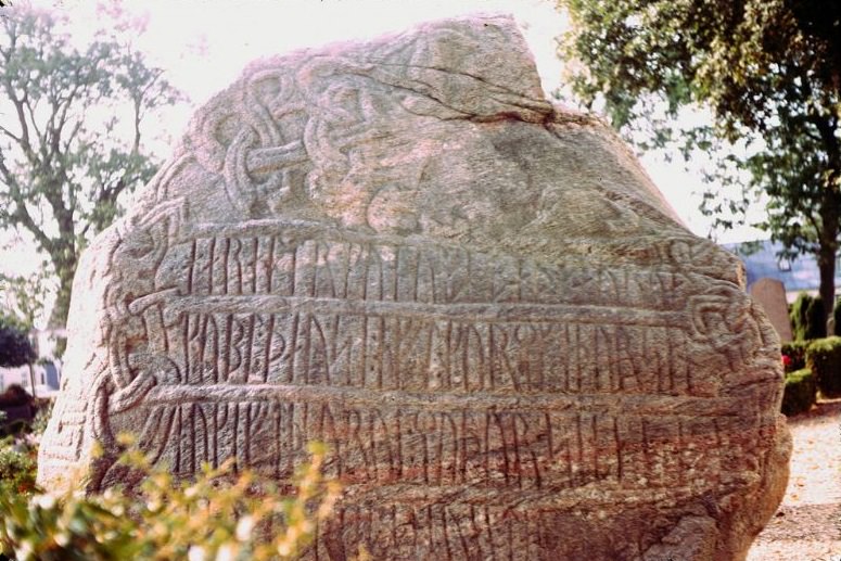 Runestone of Harald Bluetooth, Jelling, Denmark