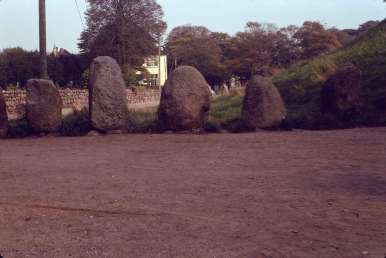 Standing stones in Jelling, Denmark