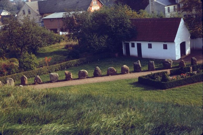 Standing stones in Jelling, Denmark