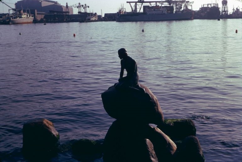 he Little Mermaid in Copenhagen, Denmark