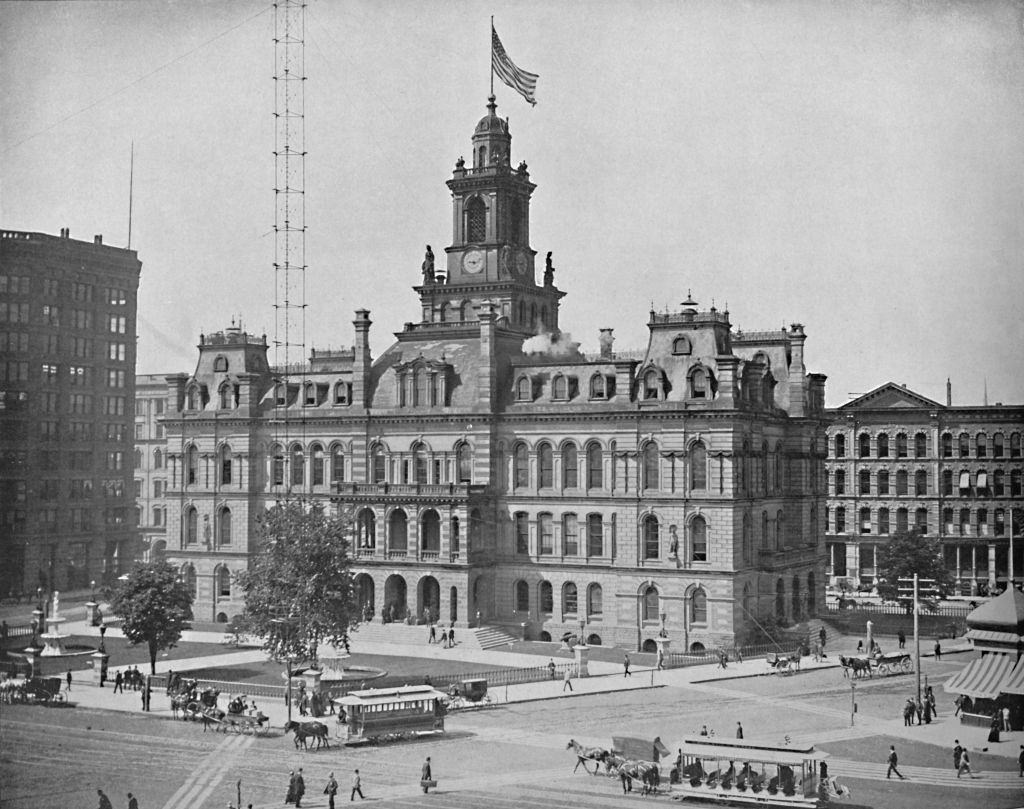 City Hall, Detroit, 1897.