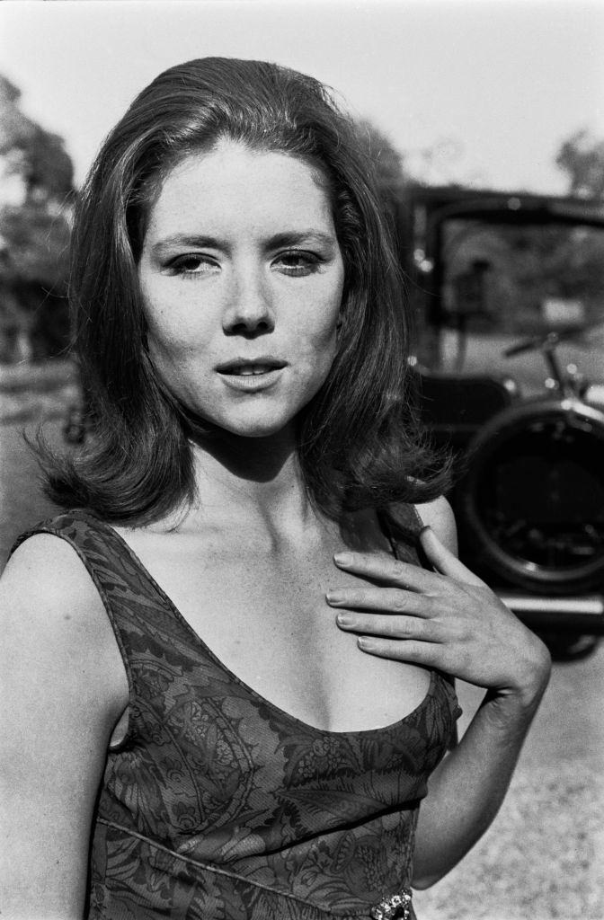 Diana Rigg at Beaulieu in Hampshire in September 1966.
