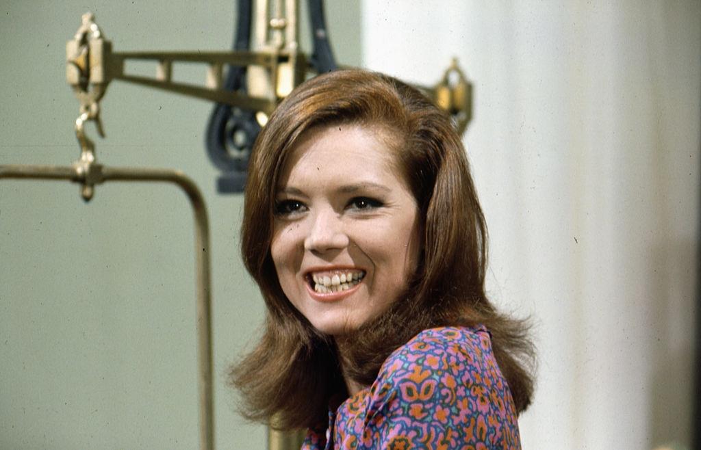 Diana Rigg from the television series 'The Avengers' in 1968
