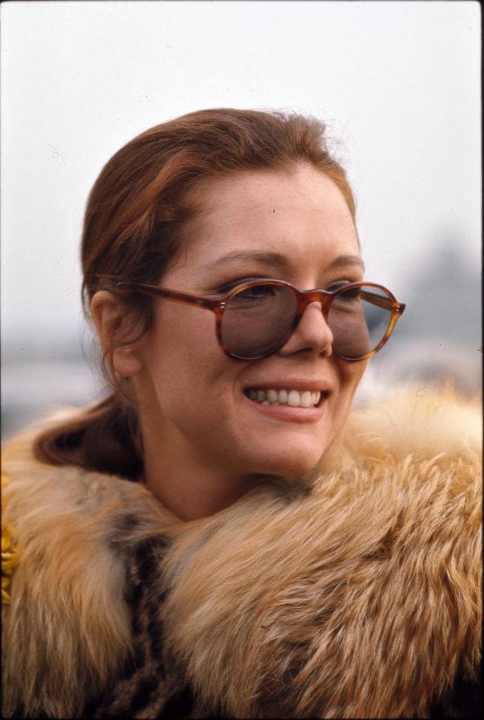Diana Rigg in Zürich, 1968.