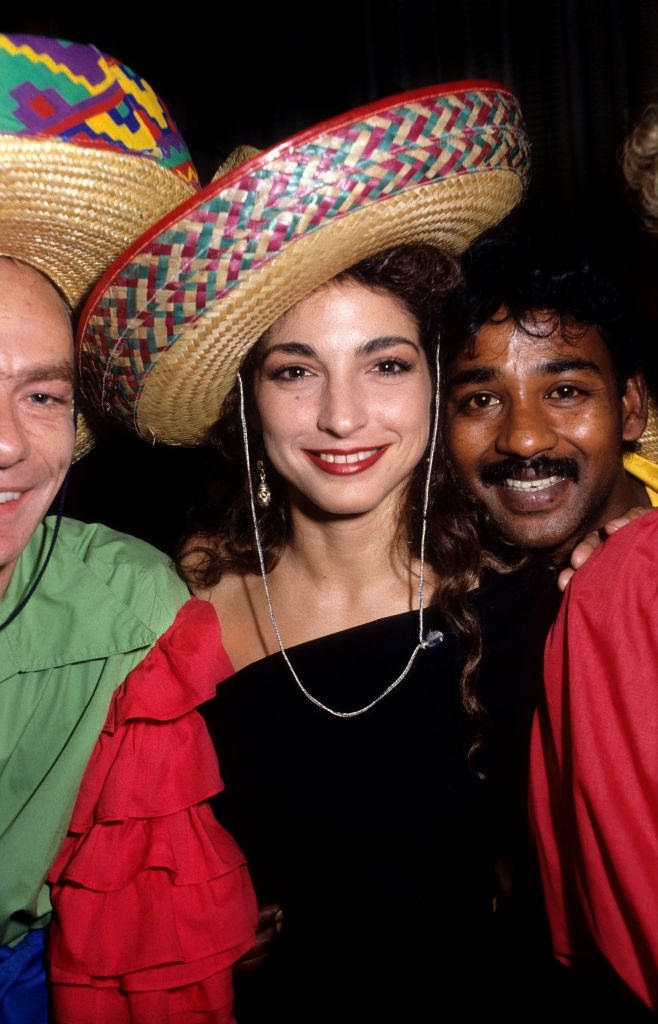 Gloria Estefan portrait at the Hilton hotel, Rotterdam, Netherlands, 12th October 1989.