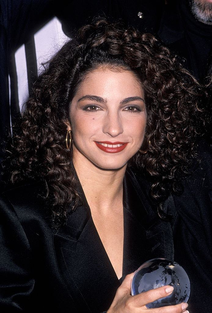 Gloria Estefan at the Crystal Globe Awards, 1990.