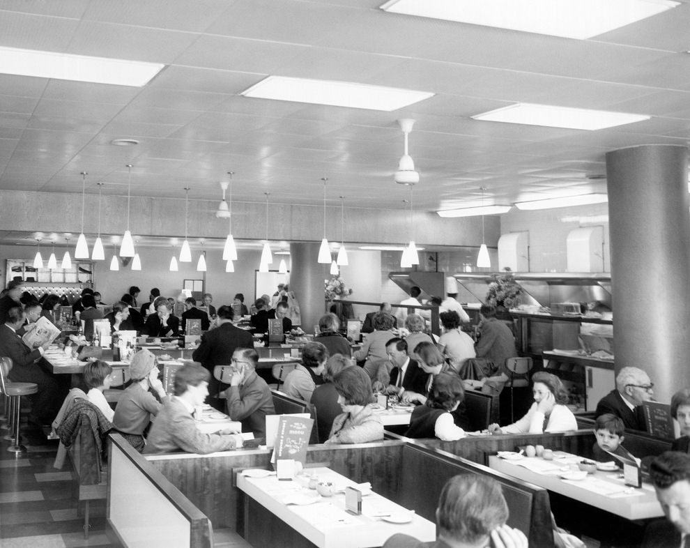 Fortes Grill and Griddle restaurant, 1950s.