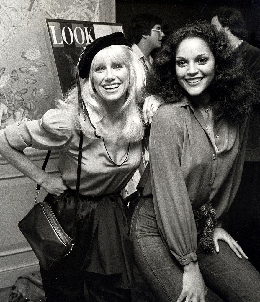 Jayne Kennedy with Suzanne Somers, 1979.