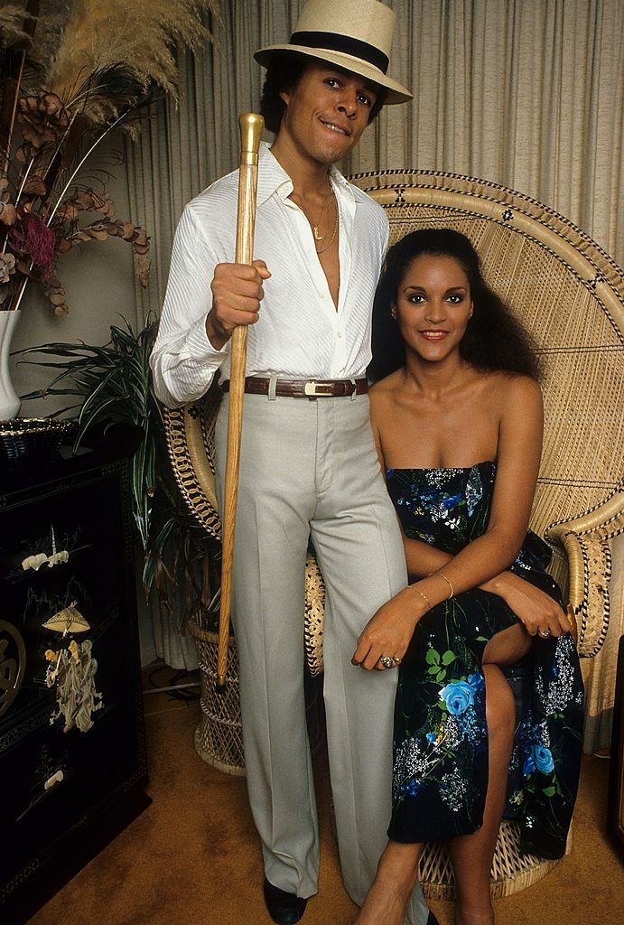 Jayne Kennedy with her husband Leon Isaac, 1982.