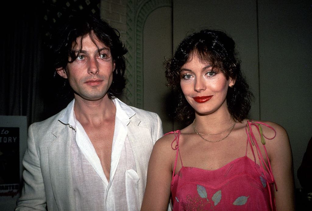 Lesley-Anne Down with Bruce Robinson in New York, 1978.