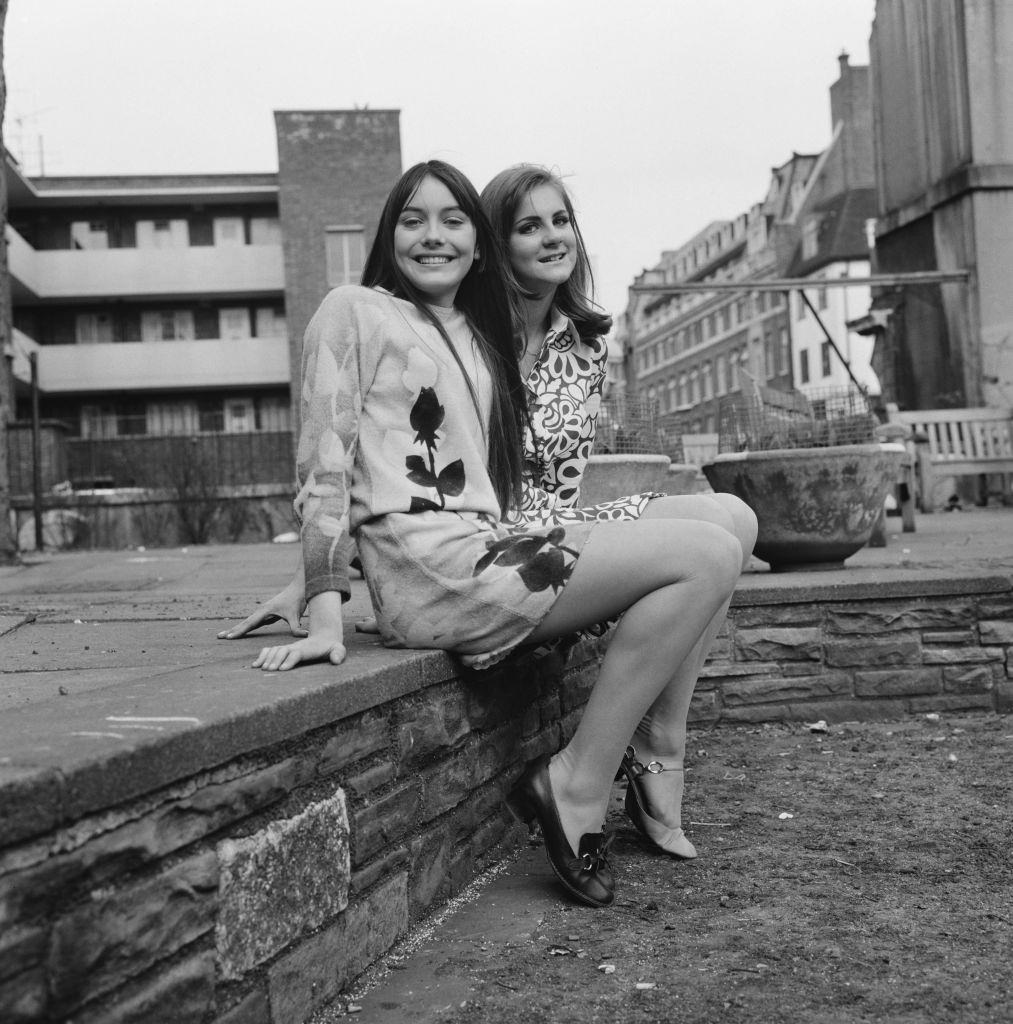 Lesley-Anne Down with Jeanetta Payne, 29th March 1968.