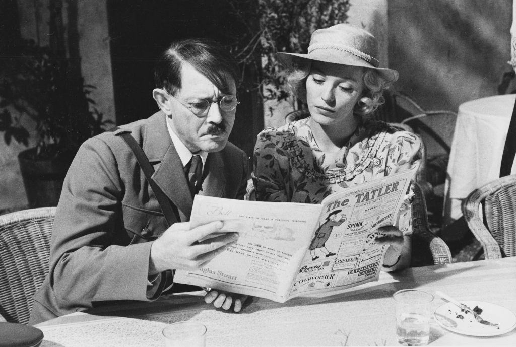 Lesley-Anne Down with Ernst Jacobi in a scene from episode 'Unity' of the drama series 'BBC2 Playhouse', August 18th 1980.