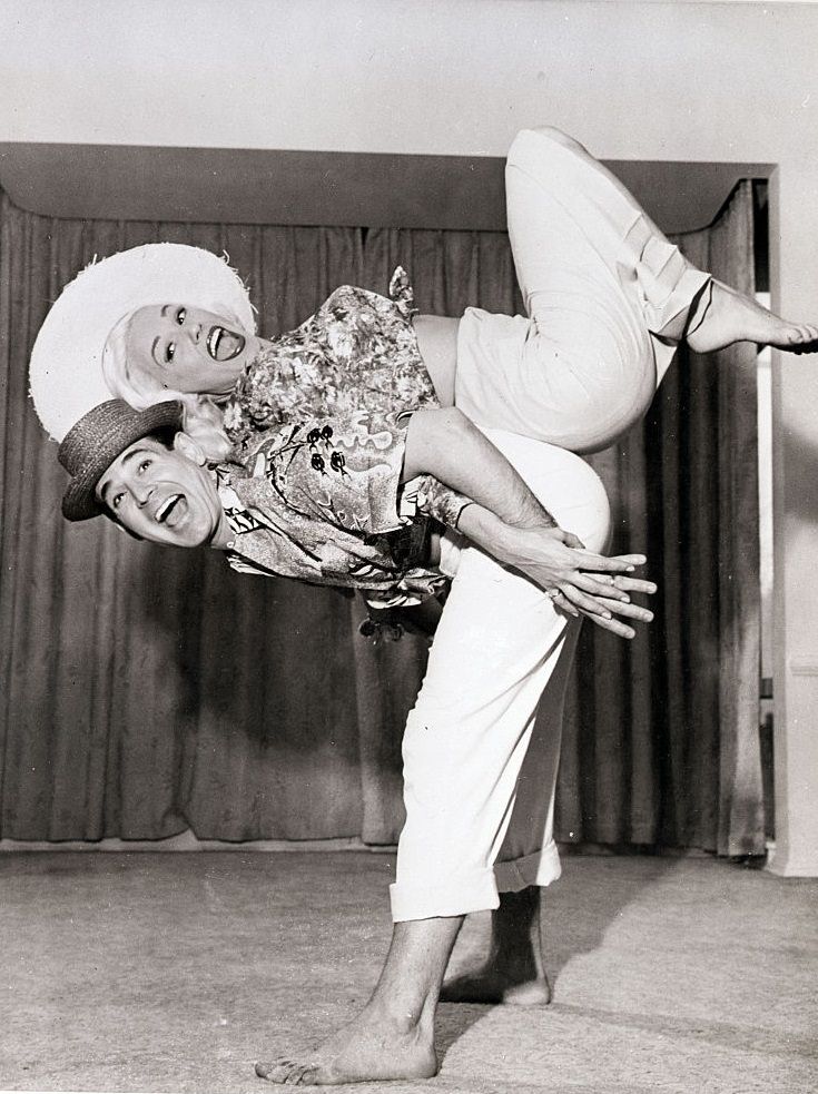 Ray Anthony and Mamie Van Doren Calypso Dancing, 1958.