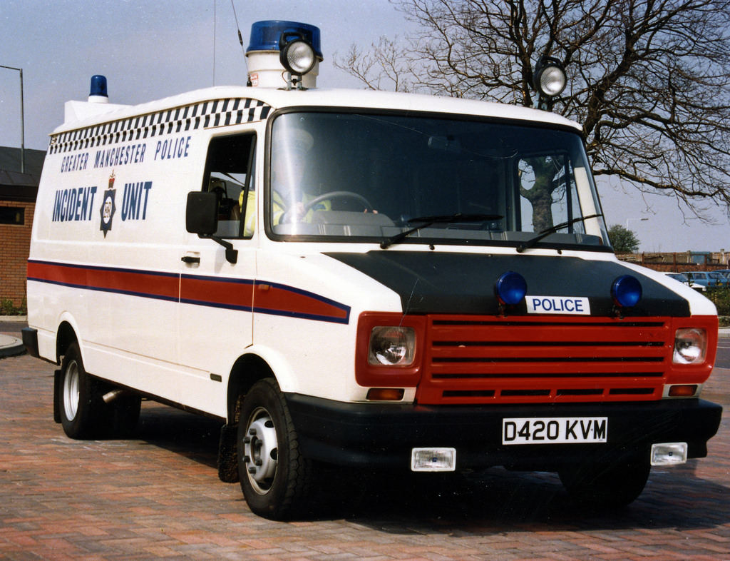 One of Greater Manchester Police's mobile incident units of the late 1980s