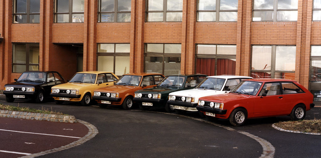 Traffic area support services - Lotus Sunbeam fleet in 1980