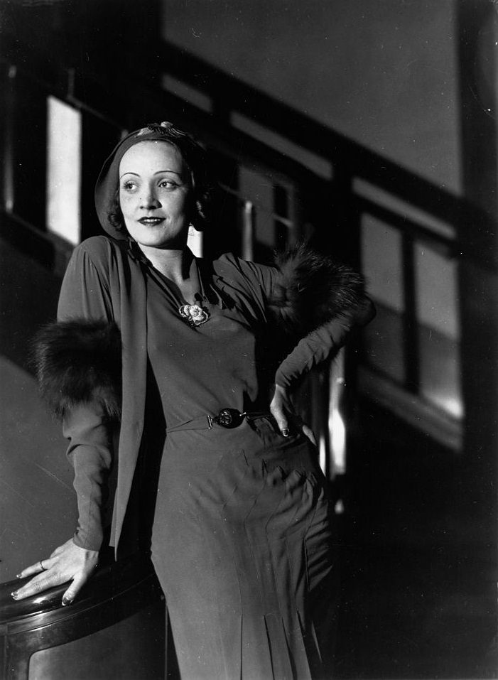 Marlene Dietrich in Flapper Clothing, 1920.