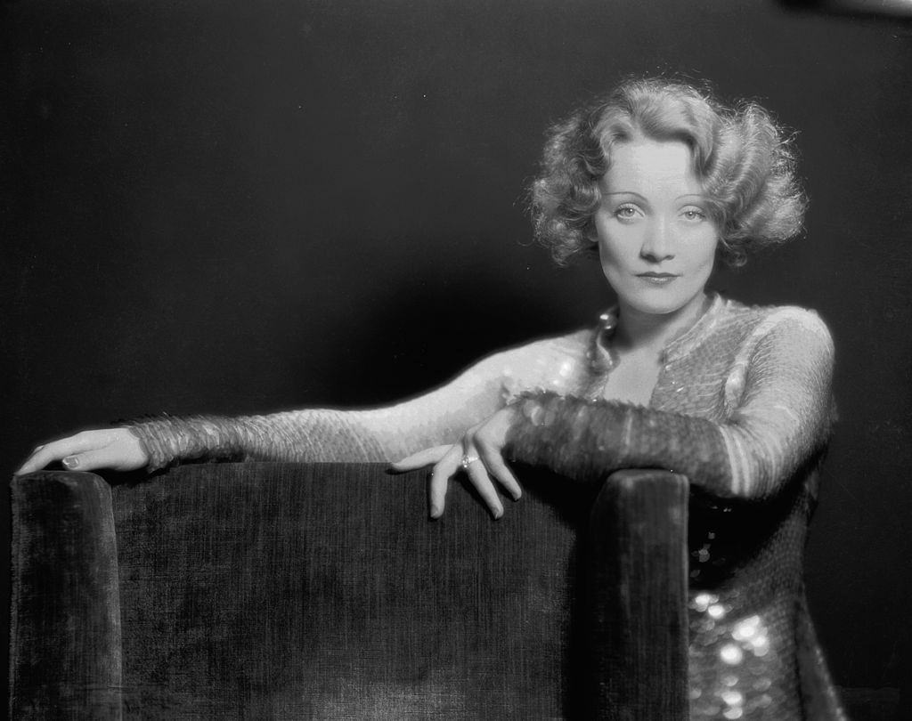 Marlene Dietrich as cabaret singer Amy Jolly in the film 'Morocco', 1930.