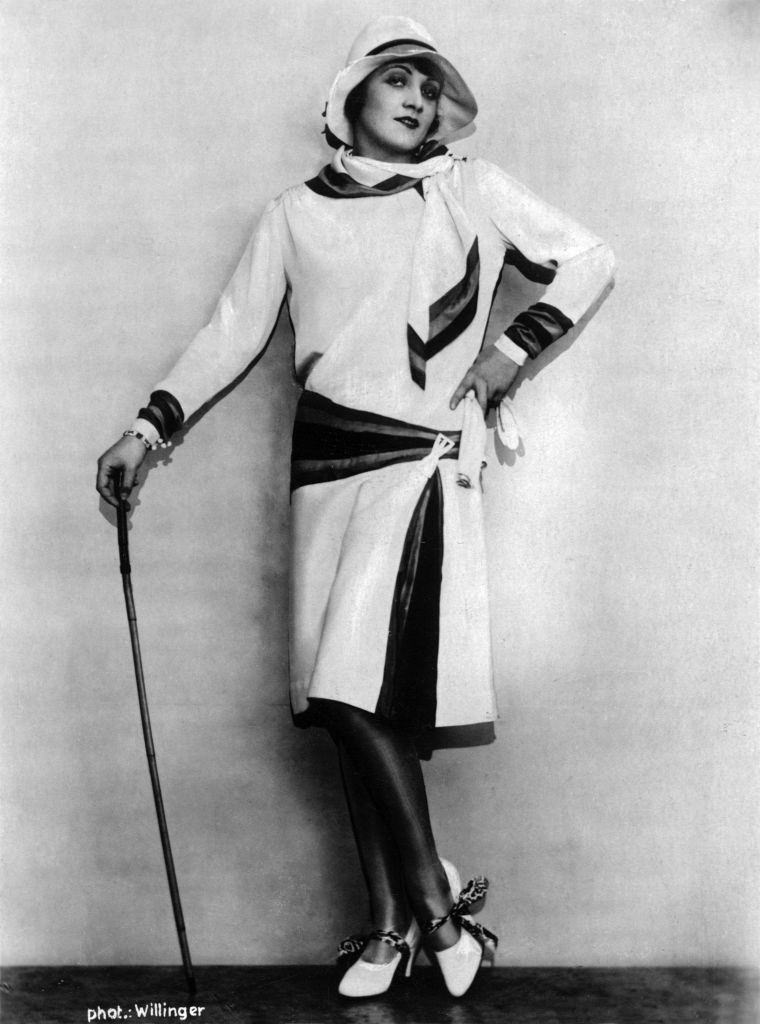 Marlene Dietrich in Vienna, 1927.