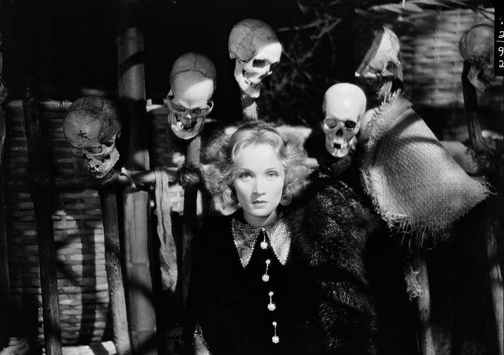 Marlene Dietrich in a scene from the film 'Shanghai Express', 1932.