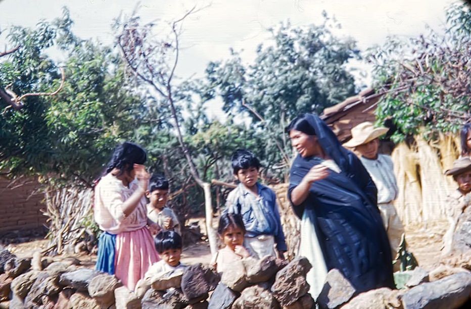 Family in Mexico between 1952 and 1955