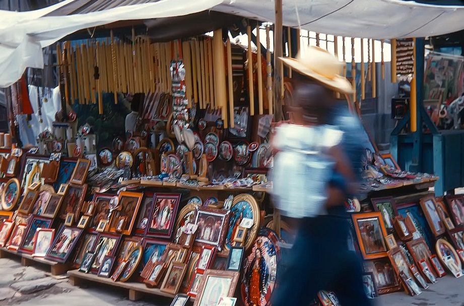 Front entrance to Basilica de Guadalupe between 1952 and 1955