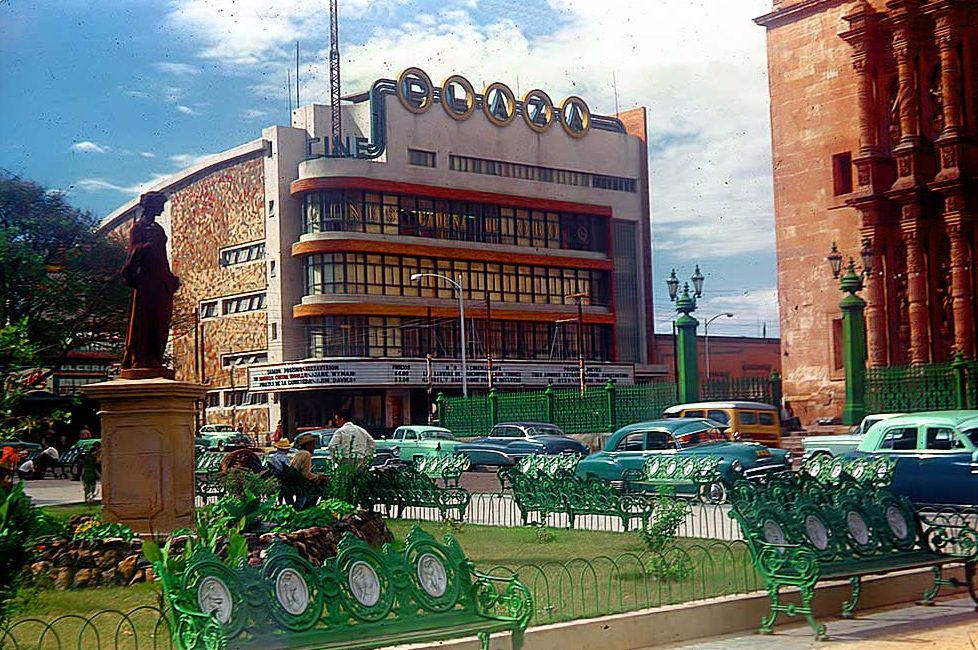 Movie House in Chihuahua, Mexico, 1957