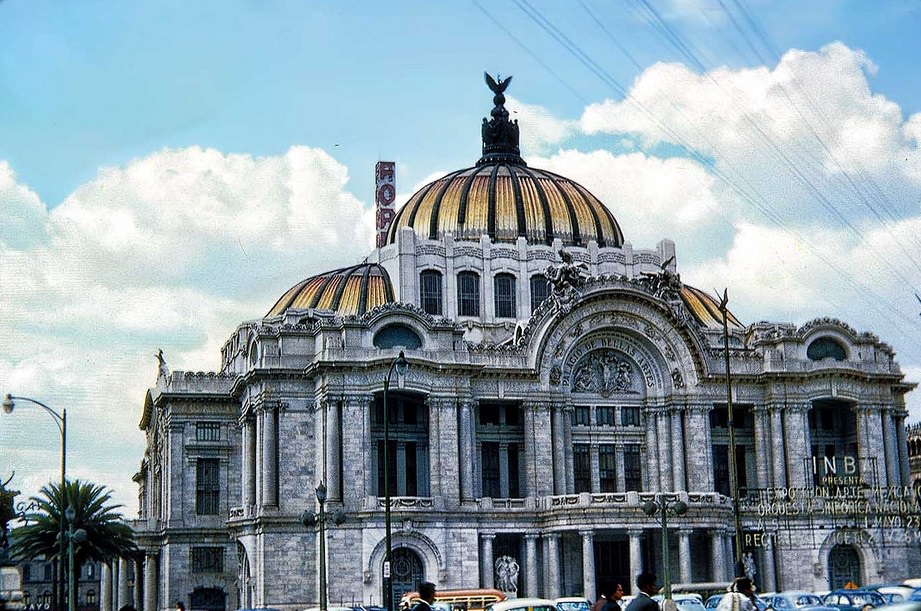 Palace of the Arts in Mexico City, 1955