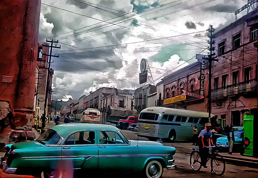 Street in the City of Zacatecas, Mexico 1957