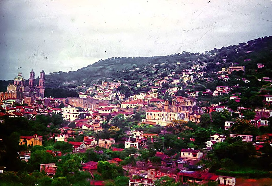 Taxco de Alarcón in Guerrero, Mexico, 1956