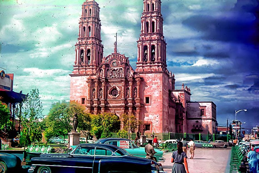 Cathedral at Chihuahua, Mexico between 1955 and 1957