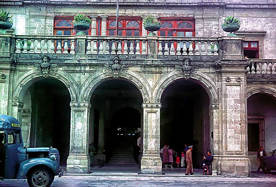 Chapultepec Castle, Mexico in 1955