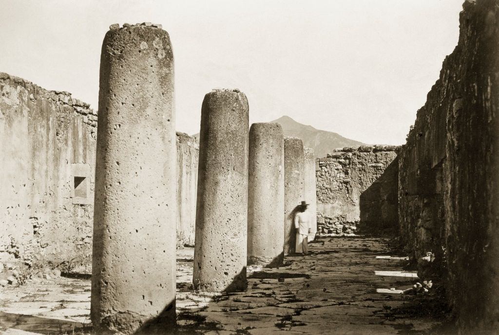 Mitla Great Palace, Mexico, 1860.