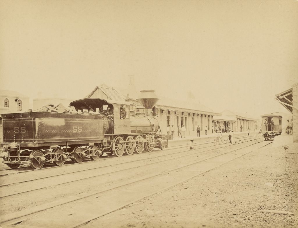 The Apizaco Station, Mexican Railroad, 1883