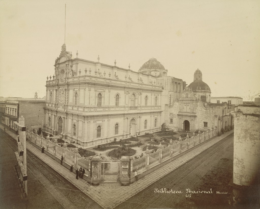 National Library (Church of Saint Augustin), Mexico City, 1855