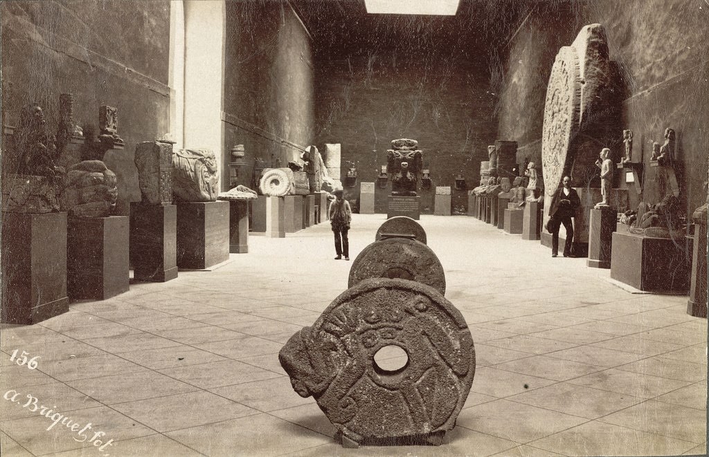Archaeological Museum. Mexico City, 1855.