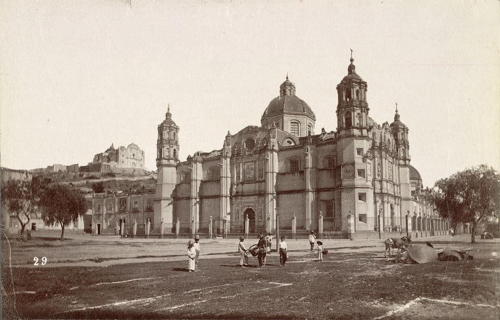 The Basilica of Our Lady of Guadalupe. Mexico City, 1855