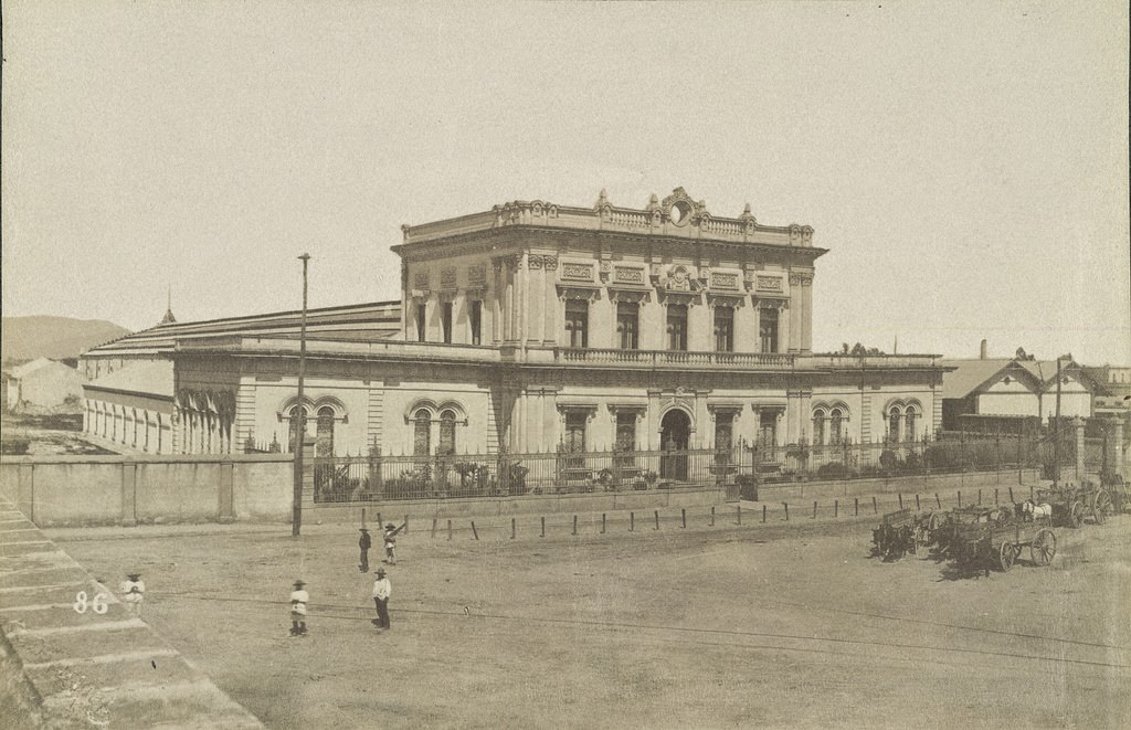 Train Station. Mexico City, 1855