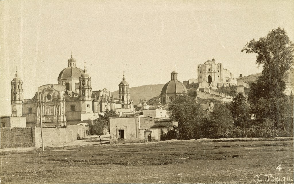 Village and Basilica of Guadalupe. Mexico City, 1855