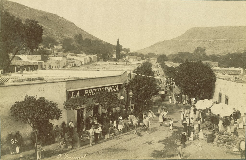 Provincial Scene, Mexico, 1855.