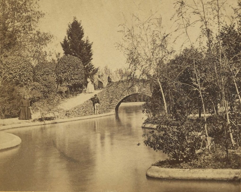 Grounds of William Barron, Tacubaya, Mexico, 1873.